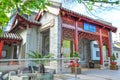 The entrance gate at Chinese Garden of Friendship, Darling Harbour, Sydney.